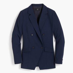Navy Blue J. Crew Double-Breasted Blazer (NWT)